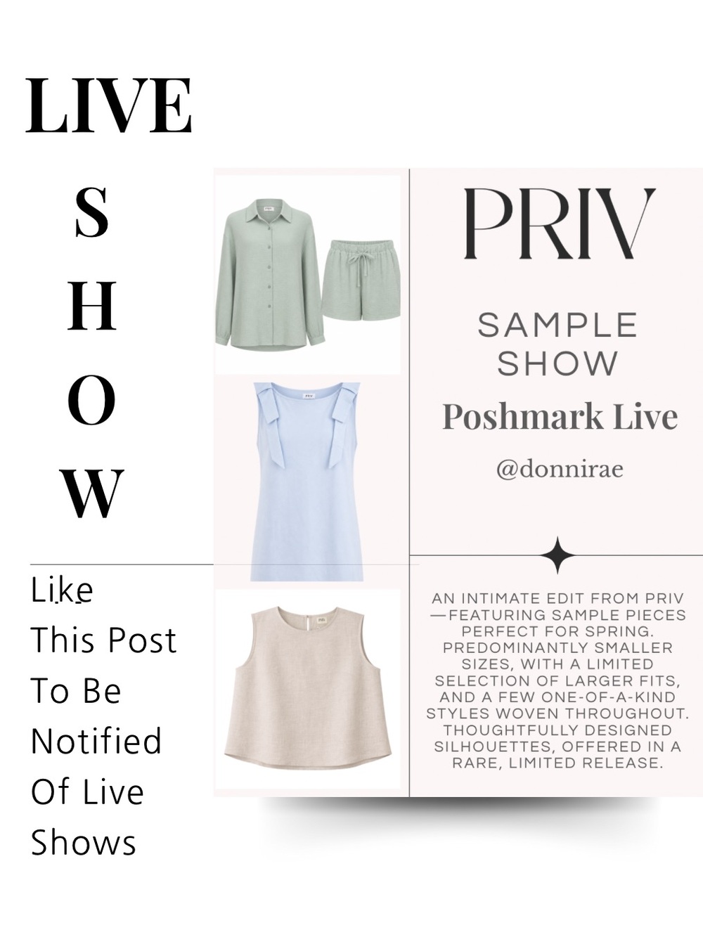 ♥️ to get notified of our live shows
